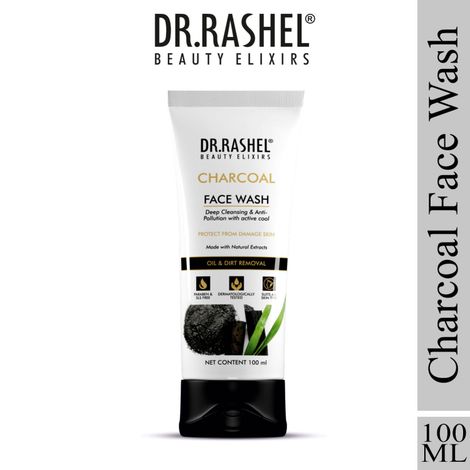 Buy Dr.Rashel Charcoal Face Wash (100 ml)-Purplle
