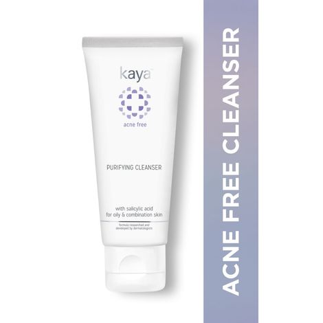 Buy Kaya Acne Free Purifying Cleanser Salicylic Acid face wash for pimple-prone combination oily skin 50 ml-Purplle