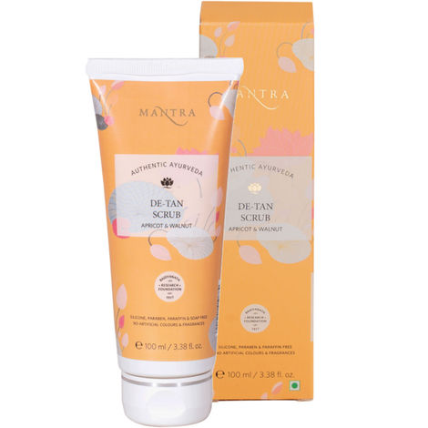Buy Mantra Herbals De-Tan Scrub Apricot & Walnut (100 gm)-Purplle