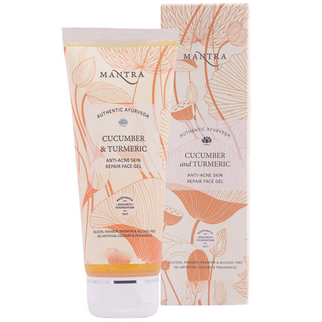 Buy Mantra Herbals Cucumber & Turmeric Anti-Acne Skin Repair Face Gel (50 gm)-Purplle