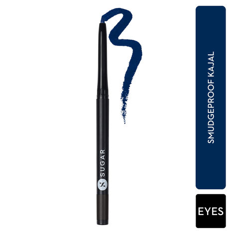 Buy SUGAR Cosmetics Kohl of Honour Intense Matte Kajal | Lasts 12 Hours+ | Transferproof & Smudgeproof | Paraben Free | 0.3 gm - 04 True Blue-Purplle