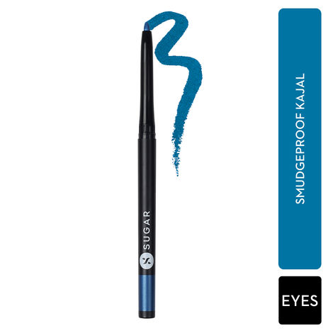 Buy SUGAR Cosmetics Kohl of Honour Intense Kajal | Upto 12 hrs | Long Lasting, Smudge Proof & Waterproof Kajal | Matte Finish | Twist Up Kajal Pencil | Paraben Free | 06 Blue Moon 0.3 gm-Purplle
