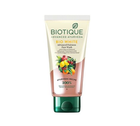 Buy Biotique Bio White Advanced Fairness Face Wash (150 ml)-Purplle