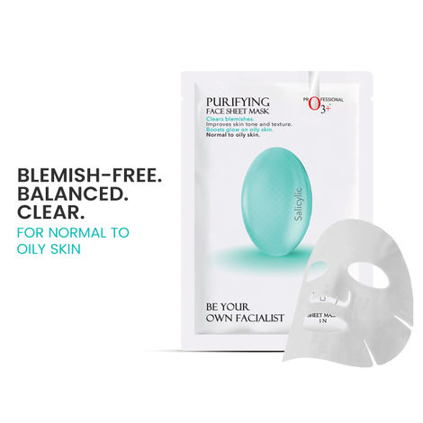 Buy O3+ Facialist Purifying Face Sheet Mask With Salicylic (30 gm)(Purifying)-Purplle