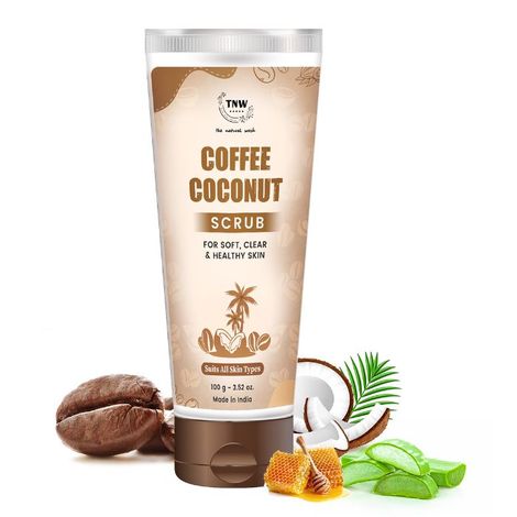 Buy TNW - The Natural Wash Coffee Coconut Scrub for Soft clear and Healthy Skin - (100 g)-Purplle