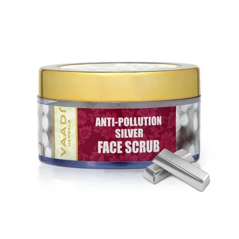 Buy Vaadi Herbals Silver Face Scrub - Pure Silver Dust & Fenugreek (50 gm)-Purplle
