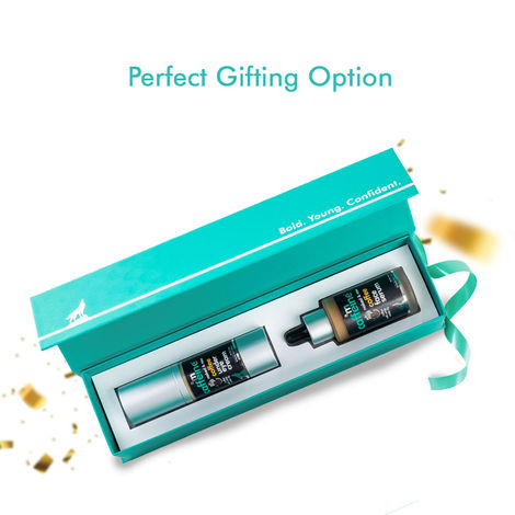 Buy mCaffeine Rakhi Prep Gift Set | Facial Kit with Coffee Face Serum and Under Eye Cream for a Glowing Skin | Premium Gift Box (100g)-Purplle