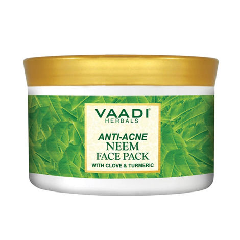 Buy Vaadi Herbals Anti Acne Neem Face Pack With Clove And Turmeric (600 gm)-Purplle