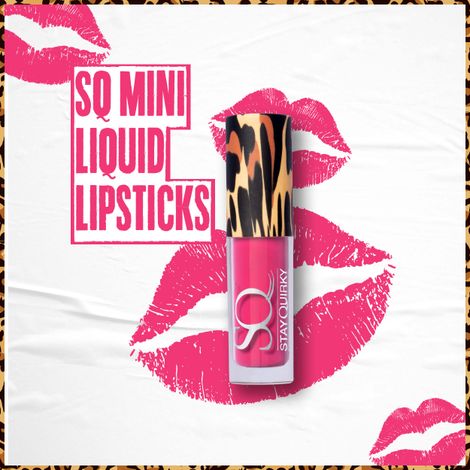 Buy Stay Quirky Mini Liquid Lipstick Pink - Smarty Pants Bossy Lips 11 | Highly Pigmented | Non-drying | Long Lasting | Easy Application | Water Resistant | Transferproof | Smudgeproof(1.6 ml)-Purplle
