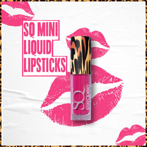 Buy Stay Quirky Mini Liquid Lipstick Pink - Color Goals 5 | Highly Pigmented | Non-drying | Long Lasting | Easy Application | Water Resistant | Transferproof | Smudgeproof (1.6 ml)-Purplle
