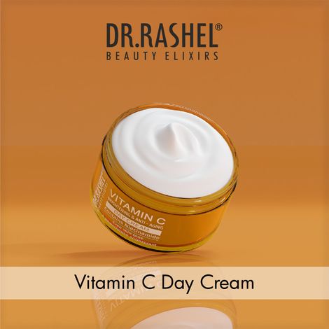 Buy Dr.Rashel Vitamin C Day Cream for Brightening and Anti-Aging (50Gm)-Purplle