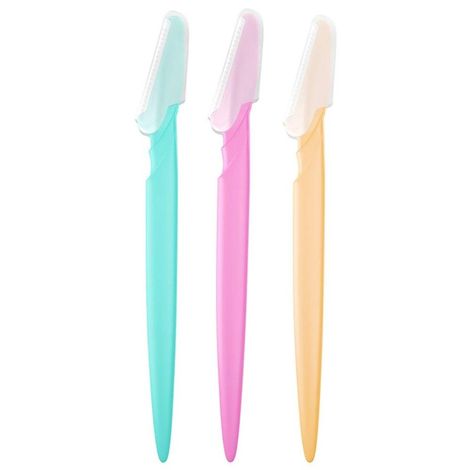 Buy Beautiliss Professional Eyebrow And Face Razor - Pack Of 3-Purplle