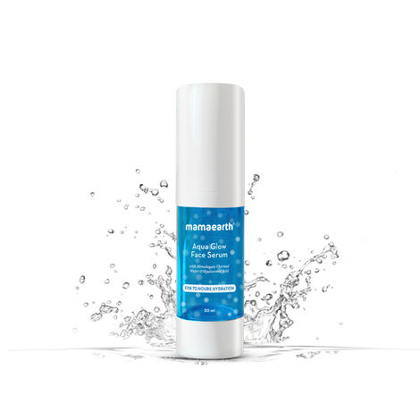 Buy Mamaearth Aqua Glow Face Serum with Himalayan Thermal Water & Hyaluronic Acid (30 ml)-Purplle
