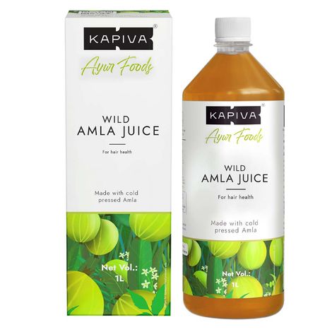 Buy Kapiva Wild Amla Juice 1L | Made with cold pressed Amla| Made From Pratapgarh Amlas | No Added Sugar-Purplle