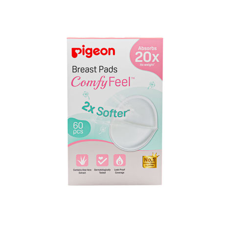 Buy PIGEON BREAST PADS COMFY FEEL - 60 PCS-Purplle