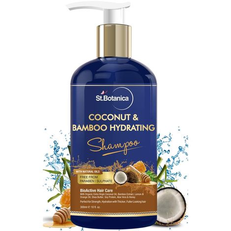 Buy St.Botanica Coconut & Bamboo Hydrating Shampoo (300 ml)-Purplle