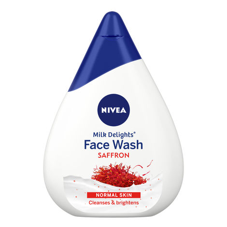 Buy NIVEA Face Wash Milk Delights Precious Saffron Normal Skin 50 ml-Purplle