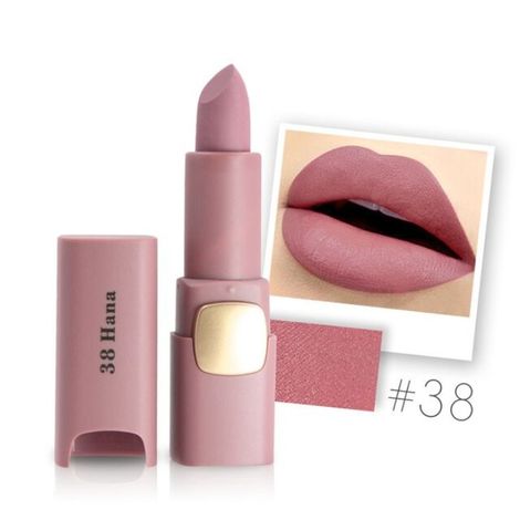Buy Miss Rose Soft Paint Matte Lipstick Waterproof Long Lasting 7301-043 #38-Purplle