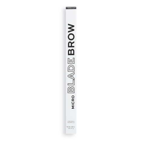 Buy Makeup Revolution Relove Blade Brow Pencil Dark Brown 0.1 GM-Purplle