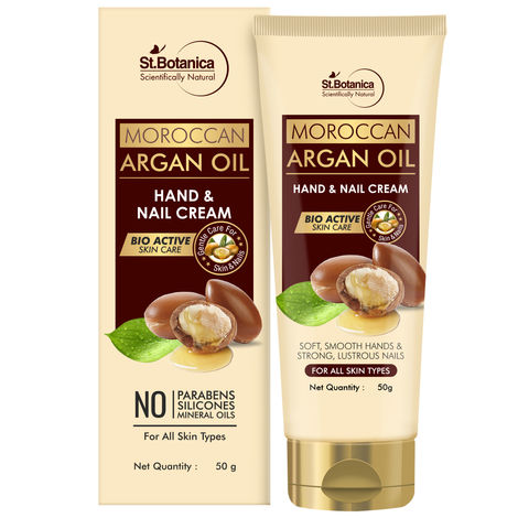 Buy St.Botanica Moroccan Argan Oil Hand and Nail Cream (50 g)-Purplle