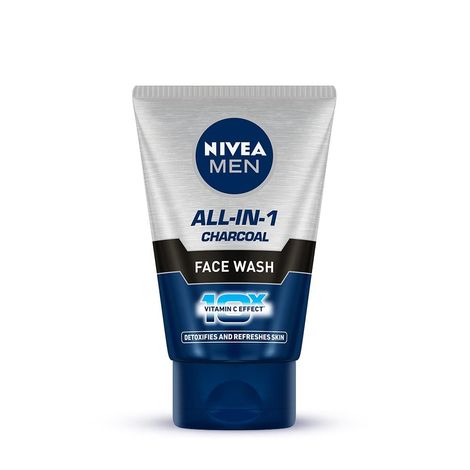 Buy Nivea Men All-in-1 Charcoal Face Wash (50 g)-Purplle