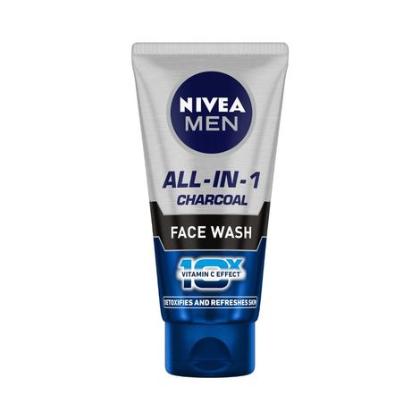 Buy Nivea Men All-in-1 Charcoal Face Wash (50 gm)-Purplle