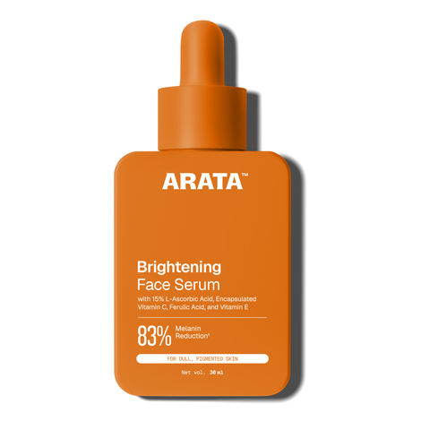Buy Arata Vitamin C Face Serum For Glowing Skin (30 ML) | Anti-Aging, Boosts Collagen & Targets Pigmentation | All Skin Types | All-Natural, Vegan & Cruelty-Free-Purplle