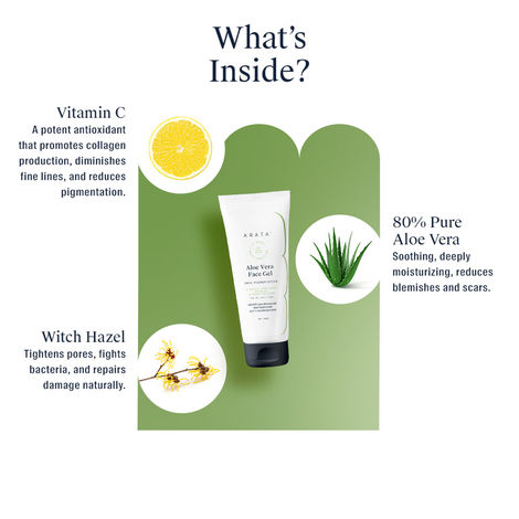 benefits of aloe vera on hair Hair Reborn Aloe Vera Gel for Hair – Indus Valley main image 0