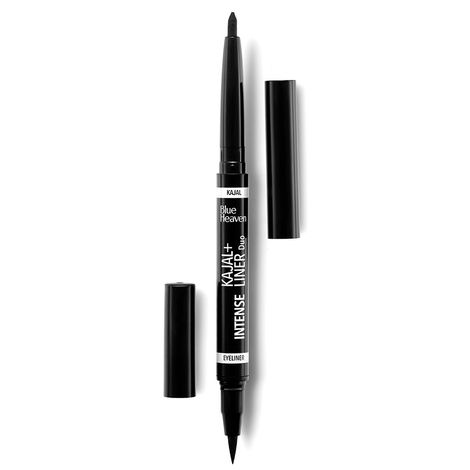 Buy Blue Heaven Intense Duo Eye Kajal + Liner – Black-Purplle