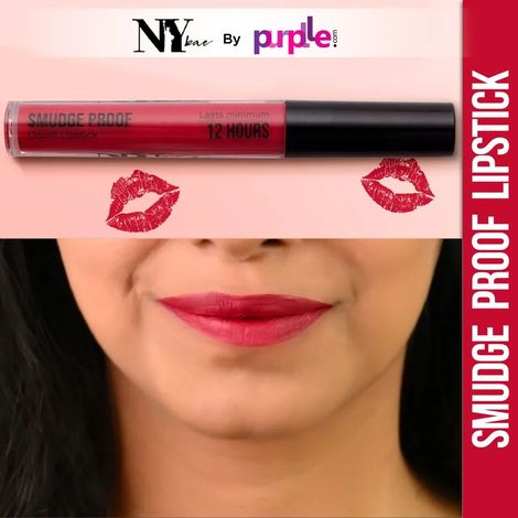 Buy NY Bae Smudge Proof Liquid Lipstick | Long Lasting | Super Pigmented | Pink Lipstick | Matte Finish - Mocha Nude 03 (2.5 ml)-Purplle