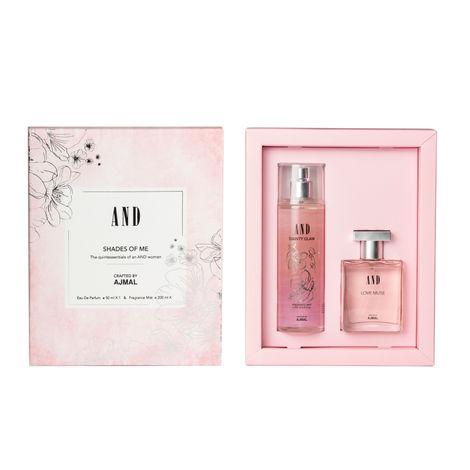 Buy AND Love Muse Eau De Parfum 50ML & Dainty Glam Body Mist 200ML for Women Crafted by Ajmal-Purplle