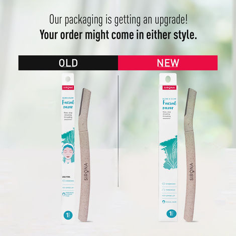 Buy Sirona Reusable Blink & Glow Face Razor for Women - 1 Razors | Painless Facial Hair Removal | Eyebrow Shaper | For Eyebrows, Upper Lip, Forehead, Peach Fuzz, Chin and Sideburns | Dermaplaning Tool 1 pc-Purplle