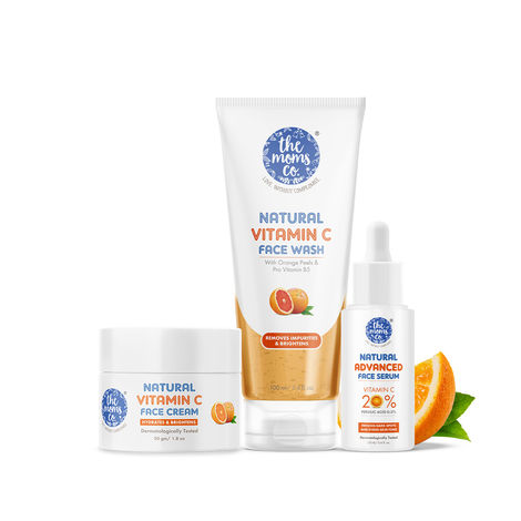 Buy The Moms Co. Natural Advanced Vitamin C Radiant Skin Combo (virtual combo) Combo of 3-Purplle