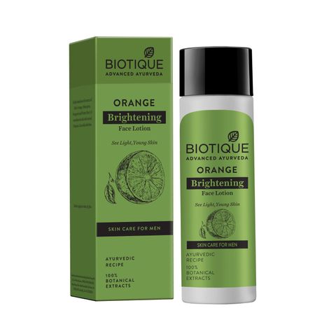 Buy Biotique Bio Bitter Orange Whitening Face Lotion For Man (120 ml)-Purplle