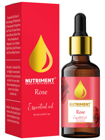 Buy Nutriment Rose Essential Oil, 15ml-Purplle