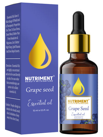Buy Nutriment Grape Seed Essential Oil, 15ml-Purplle