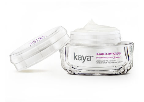 Buy Kaya Flawless Day Cream Daily moisturizer with SPF 25 4 Star Boots Rating Protects skin from fine lines age spots 50g-Purplle
