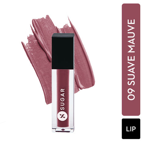 Buy SUGAR Cosmetics - Smudge Me Not - Mini Liquid Lipstick - 09 Suave Mauve - 1.1 ml - Ultra Matte Liquid Lipstick, Transferproof and Waterproof, Lasts Up to 12 hours-Purplle