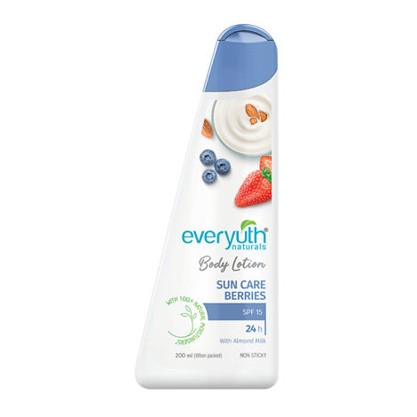 Buy Everyuth Naturals Body Lotion Sun Care Berries 200 ml-Purplle