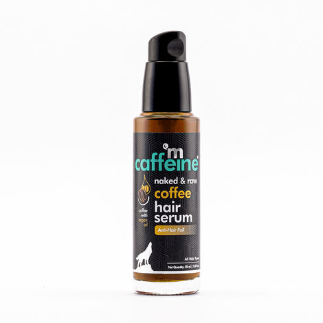 Buy mCaffeine Frizz Control Coffee Hair Serum (50 ml) | With Walnut & Argan Oil | Controls Hair Fall & Strengthens Hair Strands |A For Men & Women-Purplle
