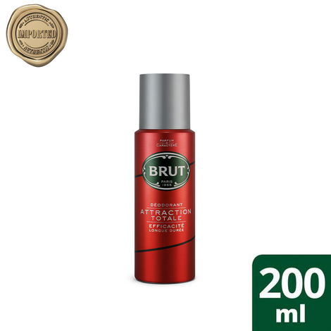 Buy Brut Attraction Deodorant for Men, Long Lasting & Woody Fragrance Deo, 200 ml-Purplle