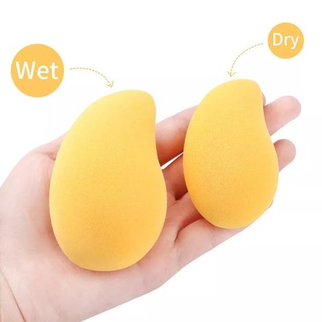 Buy AY Mango Shape Makeup Sponge Puff (Colour may Vary) - Pack of 1 Piece-Purplle