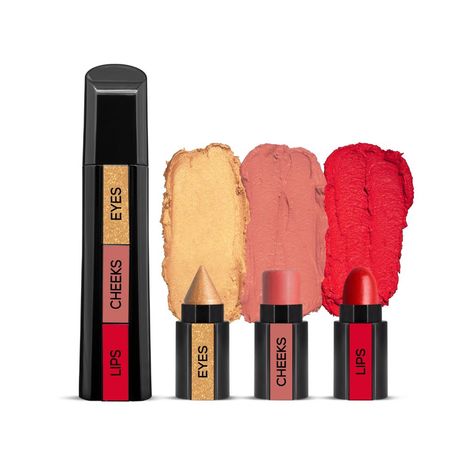 Buy RENEE Fab Face Diva, Contains Eyeshadow, Blush & Lipstick, Vitamin E Infused, Intense Color Payoff, Compact & Travel Friendly, 4.5 gm-Purplle