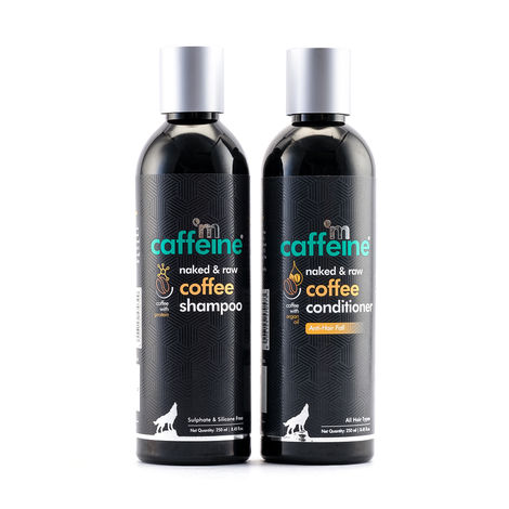 Buy mCaffeine Coffee Shampoo & Conditioner Duo for Hair Fall Control & Nourishment | Redensyl & Protein-rich | Sulphate & Paraben Free | For Men & Women 500 ml-Purplle