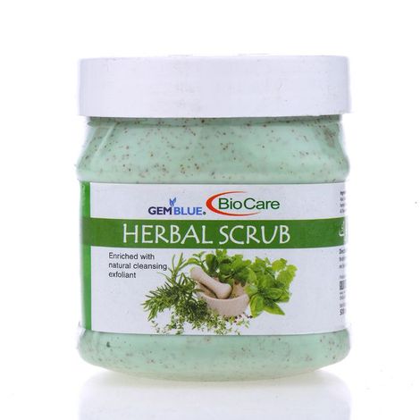 Buy GEMBLUE BioCare Herbal Face and Body Scrub-Purplle