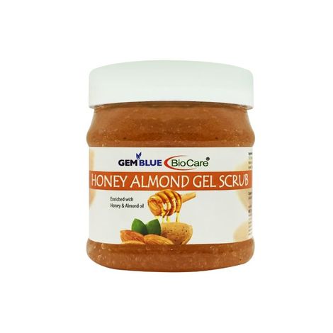 Buy Gemblue Biocare Honey Almond Gel Scrub (500 ml)-Purplle