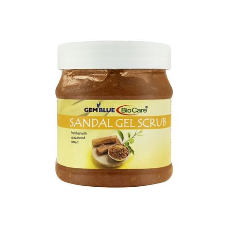 Buy Gemblue Biocare Sandal Gel Scrub (500 ml)-Purplle