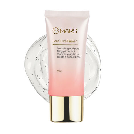 Buy MARS Pore Cure Primer for Oil Control, Smooth and Mattifying Base | 30ml-Purplle