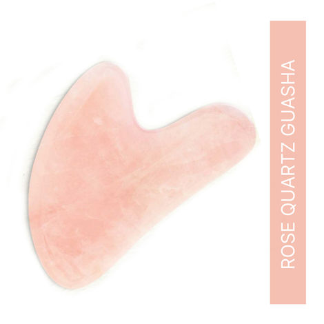 Buy Love Earth Rose Quartz Gua Sha Face Shaping Tool With Rose Quartz Crystal For Lift & Firm Skin, Reduces Lines & Dark Circles 1 Pc-Purplle