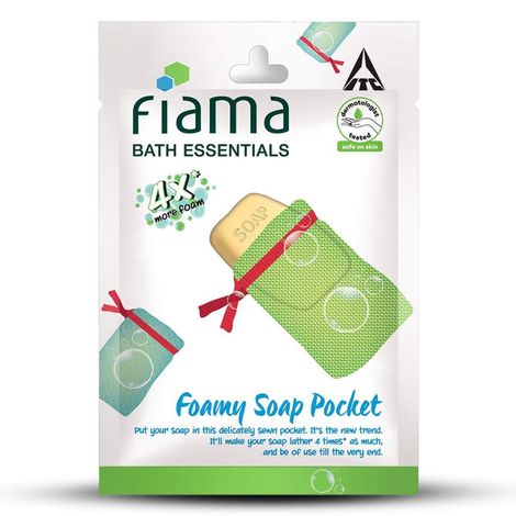 Buy Fiama Bath Essentials Foamy Soap Pocket, 1 Pc-Purplle